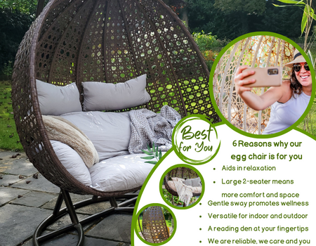 Reasons why a 2 seater egg chair swing is made for you