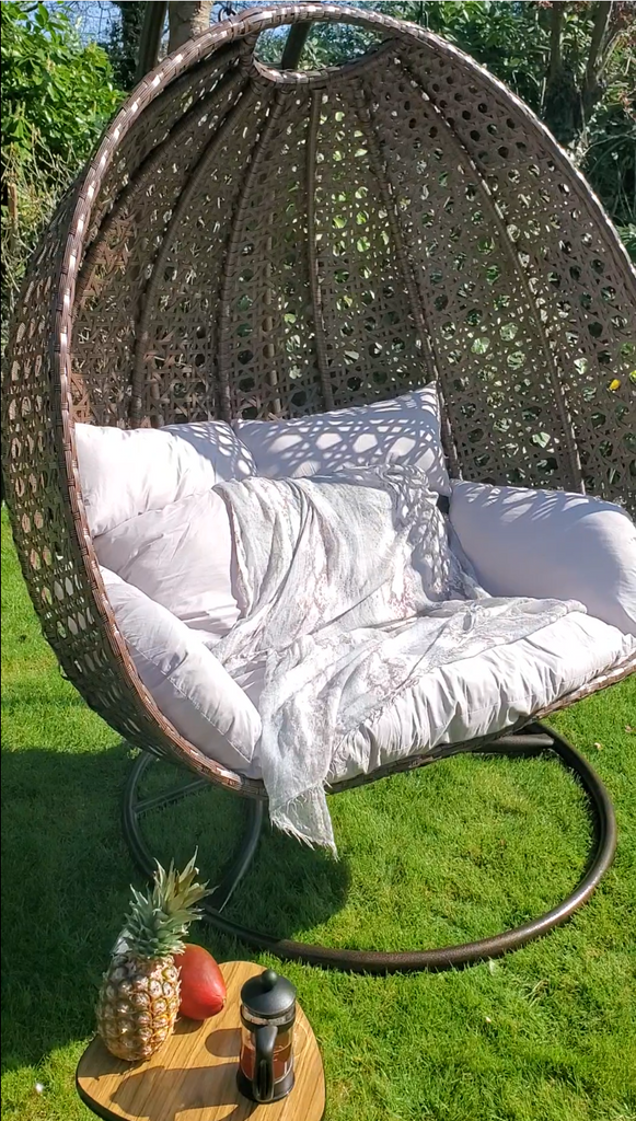 Your rattan egg chair swaying in the breeze