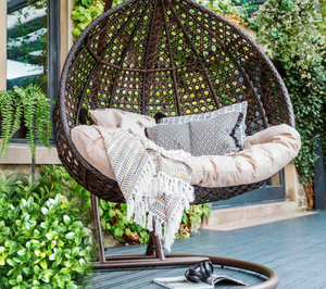 Double egg chair